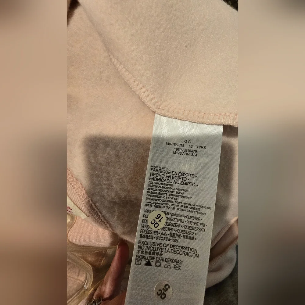 Levi's Kids Soft Pink Hoodie, L - Picture 8 of 8